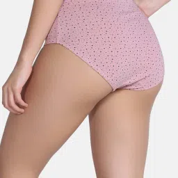 Zivame Medium Rise Full Coverage Hipster Panty - Multi-Color (Pack of 3) image 4