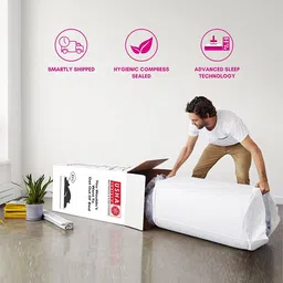 usha shriram Revitalize Cool Gel 5-Zone HR Queen Size Memory Foam Mattress image 5