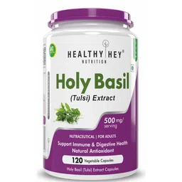 HealthyHey Nutrition Holy Basil (Tulsi) Extract, 120 capsules-image-71