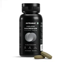 Nutrabay Magnesium Glycinate 2000mg, Unflavoured 60 tablet(s)-image-3