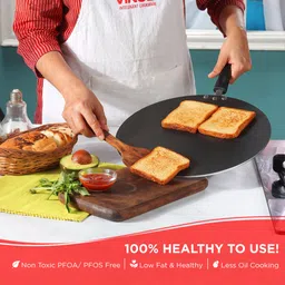 vinod Zest Non-Stick Flat Multi Tawa 30 cm diameter image 4