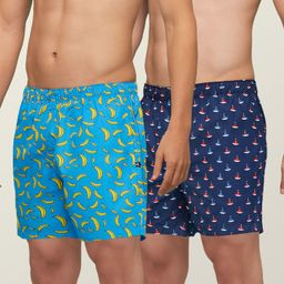 xyxx Pack of 2 Remix IntelliEaze Super Combed Cotton Printed Printed Men Boxer-picture-49