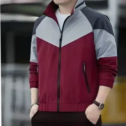 YASHTU Colorblock Men Wind Cheater Solid Men Wind Cheater image 1