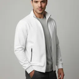 UNNIBERRY Solid Men Wind Cheater image 3