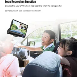 rhobos 3 Channel 1080P Dash Cam with Night Vision, G-Sensor, Parking Monitor Black OLED image 2