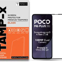 TAMP-X Tempered Glass Guard for POCO M6 Plus 5G-picture-21