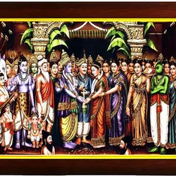 Srinivasa Kalyanam Big Large Size Religious Frame-image-1