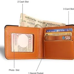 roarhide Men & Women Brown Genuine Leather Wallet image 2