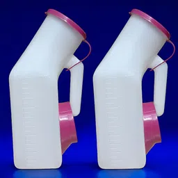 fastro Big Size Urine Pot 1000ml with Lid Convienient to Use for Men Women Pack of 2 Urine Pot-picture-14