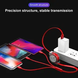 SANNO WORLD USB Type C Cable 6.5 A 1.3 m Copper Braiding redmi fast charging type c cable image 5