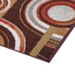 status Multicolor Abstract Polyester 15 x 23 Inches Anti Skid Door Mat image 4