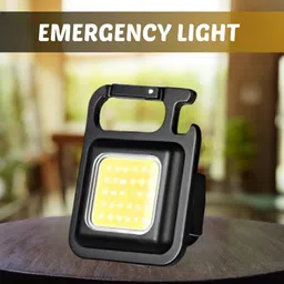 Rechargeable Small (COBB Light) With Keychain and 4 Hours Battery LifeC258 4 hrs Torch Emergency Light-image-10