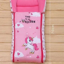 crozytone 3 in 1 Baby Sleeping Bag & Carry Nest, Cotton Baby Bedding for New Born Sleeping Bag image 2