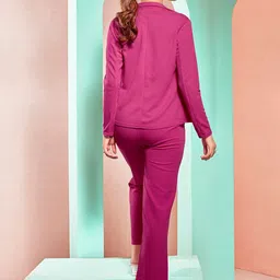 Selvia Sweetheart Neck Top With Trouser & Jacket image 4