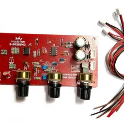 m v collection 4 TONE MID BASS TREBLE PREAMPLIFIER EQUALIZER BOARD Electronic Components Electronic Hobby Kit-picture-27