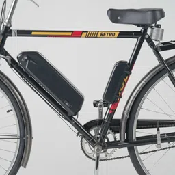 ss bikes Retro Electric Bicycle, 36V/7.8Ah Lithium Battery, 40 km Range, 26 km/hr Speed 26 inches Single Speed Lithium-ion (Li-ion) Electric Cycle image 2