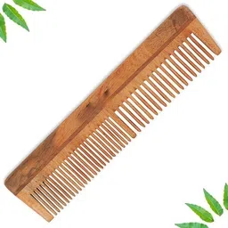 averx Kacchi Neem Wood Comb - Natural Haircare Infused with Neem Oil & Herbal Extracts-picture-14