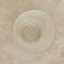 velintra Glass, Borosilicate Glass Serving Bowl Set of 6 Clear Ribbed Glass Dessert Bowls for icecream, pudding or snacks. image 2