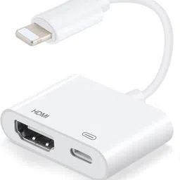 VOOCME Certified 1080P Digital AV Adapter Sync Screen Connector Cable MFi Certified App-le Litning to HDMI Adapter for i-Phon to TV, 1080P Digital AV Laptop Accessory image 1