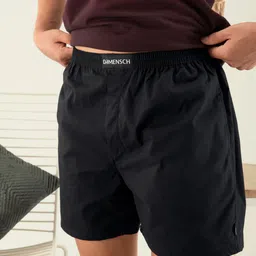 damensch Cotton Side Pocket Solid Men Boxer-picture-28