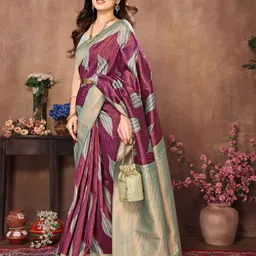 vj fashion Woven Design Zari Banarasi Saree-picture-25