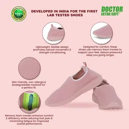 doctor extra soft Memory Foam Walking,Gym,Training,Running,Flexible,Comfortable Shoes D-1004 Walking Shoes For Women image 4