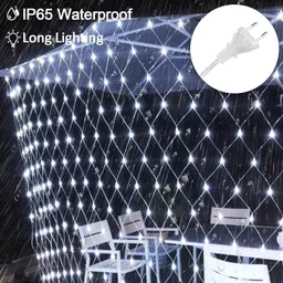 fizzytech 224 LEDs 6 m White Flickering Bulb Rice Lights image 2