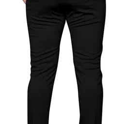 trending stellalifestyle Men Slim Fit Black Lycra Blend Trousers image 2