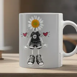 the friendship theory Bloom With Joy Edition Ceramic Coffee Mug image 2
