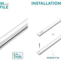 vibunt led / Cabinet Light cool white (without sensor ) 8w 2feet (24) Tube light 8 W 60.96 cm Tube Light image 3