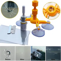 Glass Crack Repair Set, Windshield Repair Kit, Auto Windscreen Glass Cracks,Chip Windshield Repair Kit-image-1