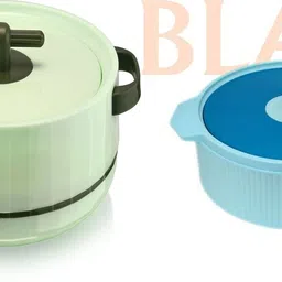 blal Plastic Thermoware Casserole Set | Insulated Hot Pot for Kitchen & Dining Pack of 2 Thermoware Casserole Set-picture-26