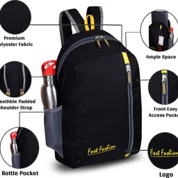 houseofcommon Medium 22 L Backpack Casual Bag SkyTourister WaterResistant Tuition Picnic Daypack image 4