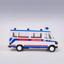 hanal Ambulance Toy with Pull-back Action for Kids image 3