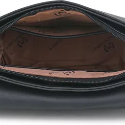 women marks Black Women Sling Bag - Regular Size BLACK-CHECK-FLAP-SLING image 4