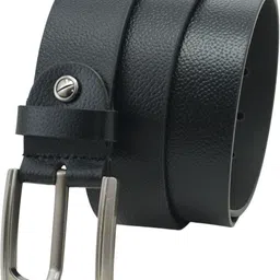 munros Men Party Black Genuine Leather Belt-picture-21