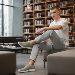 face Walking Shoes For Men image 1