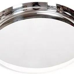 rajlaxmi Pack of 6 Stainless Steel KHOMCHA Dinner Set-picture-19