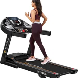 let's play LP-20106 4HP Treadmill for Home, 110Kg Capacity, Manual Incline Running Machine Treadmill-picture-10