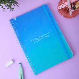 doodle Soft Spiral Notebook Journal with Elastic Band Closure & PenLoop|Manifestation| A5 Notebook 70gsm | 160 Pages-picture-37