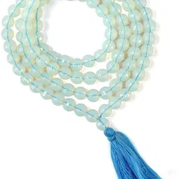 Natural Opalite 8 mm Faceted beads Jaap Mala Necklace for Unisex Beads Crystal Chain-image-24