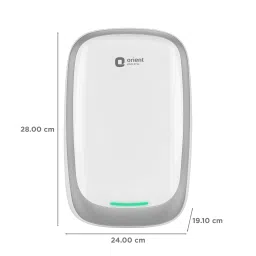 Orient Aura Plus 3 Litre Vertical Instant Geyser with 5 Level Safety Shield (White and Grey) image 2