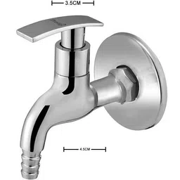 prestige Passion Nozzel Bib Cock Pack Of 1 Finish Chrome platet Tap Made Of Brass Faucet Bib Cock Bathroom Tap Bib Tap Faucet image 3