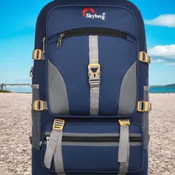 skyberg 60 Litres Curve Water Resistant Rucksack For Hiking Trekking And Travel - Unisex Rucksack - 60 L-picture-12