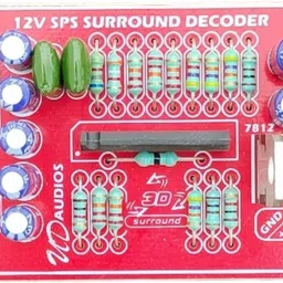 high tech SPS 3D Surround Decoder Board.SURROUND+CENTER Stereo in 3Channel OUT DC 12Vto24V Electronic Components Electronic Hobby Kit-picture-12