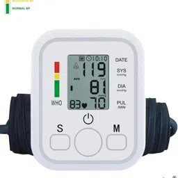 CRETO Digital Blood Pressure Monitor, Upper Arm Cuff with Voice Announcement feature Bp Monitor-picture-23