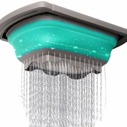 hbd sales Silicone Folding Vegetable Washing and Storage Basket (Multi Colour- 1 Piece) Collapsible Strainer-picture-18