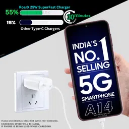 RoarX 25 W Quick Charge 3 A Wall Charger for Mobile image 2