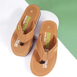 doctor extra soft Men's Stylish Ortho Care Relax Slipper Orthopedic Diabetic Soft Doctor Dr House Men Flip Flops-picture-12