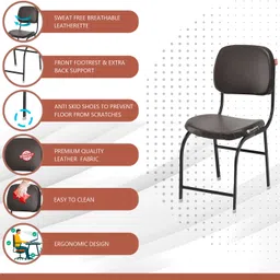 goyalson Executive Leatherette Office Visitor Chair image 5